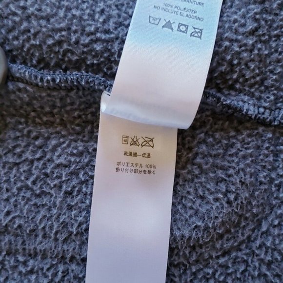 Patagonia Better Sweater Peacoat Fleece Coat Women's Gray Buttons Sz Small - Picture 6 of 8